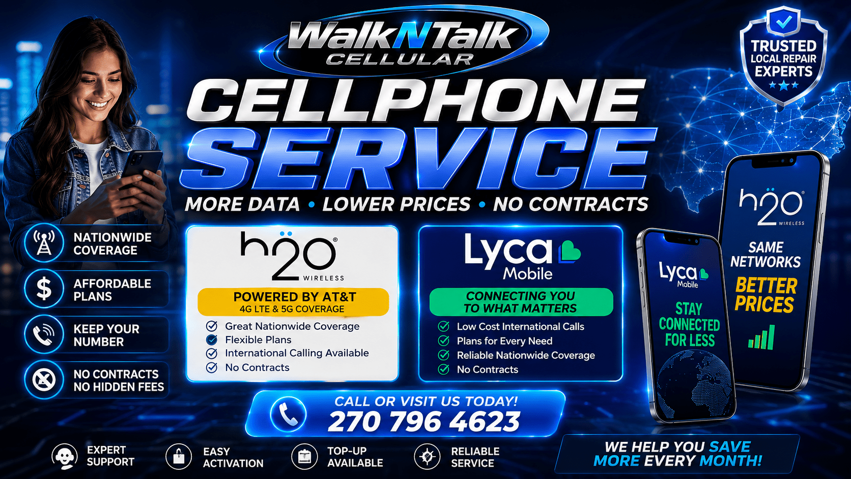 Walkntalk_cellphone_service_Bowling Green_KY WalkNTalk Cellular Phone service