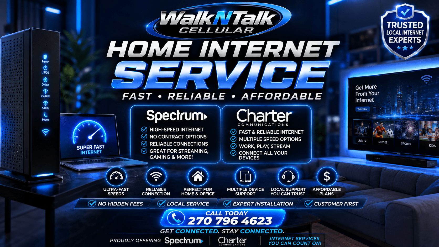 WalkNTalk Cellular Home Internet Service