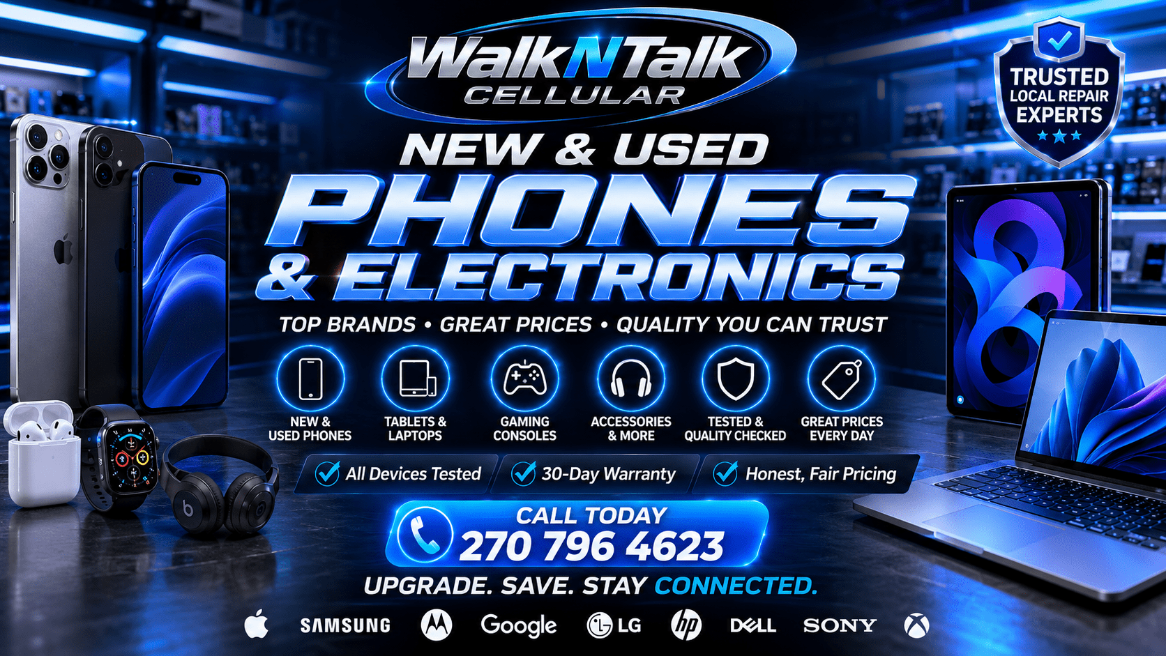 WalkNTalk Cellular New and Used Phones and Electronics